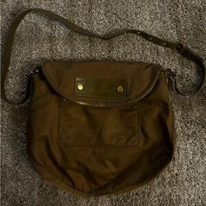Marc By Marc Jacobs Olive Green Nylon Crossbody Messenger Bag